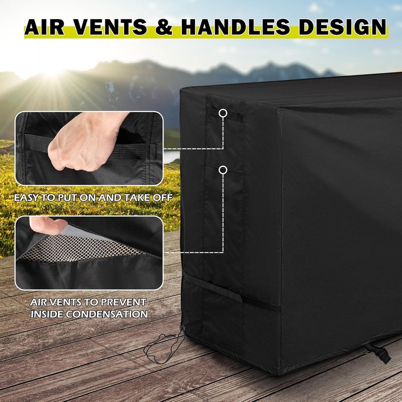 Starcrew Griddle Cover for Member's Mark Pro Series 5-Burner Outdoor Gas Grill Model # G70305, Flat Top Grill Cover for Member's Mark 5 Burner Outdoor Griddle Model # G70306-Waterproof - Image 4
